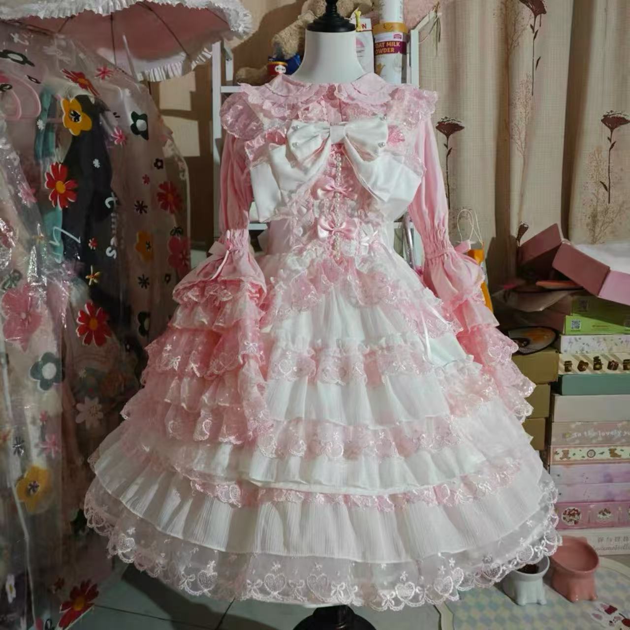 甘ロリータ ラブプレリュード・サスペンダーワンピース