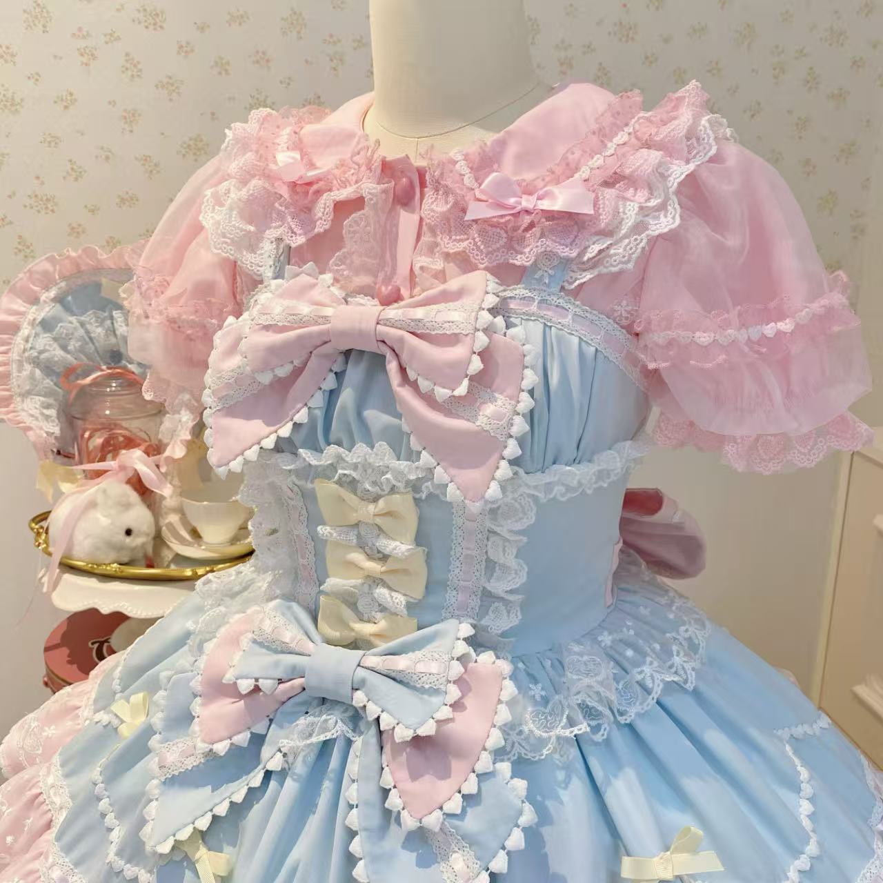 甘ロリータ 半袖トップシャツ