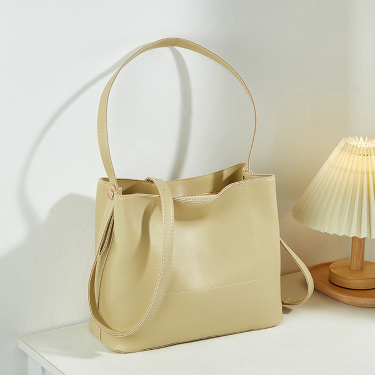 骨格ウェーブ 2wayトートバッグ