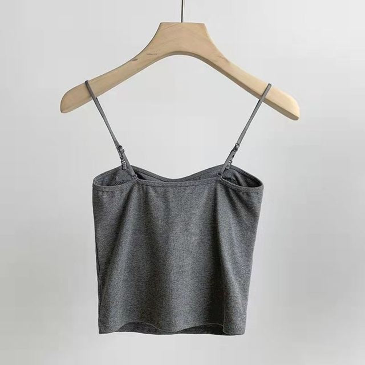 骨格ウェーブ カップ付きショートキャミソール