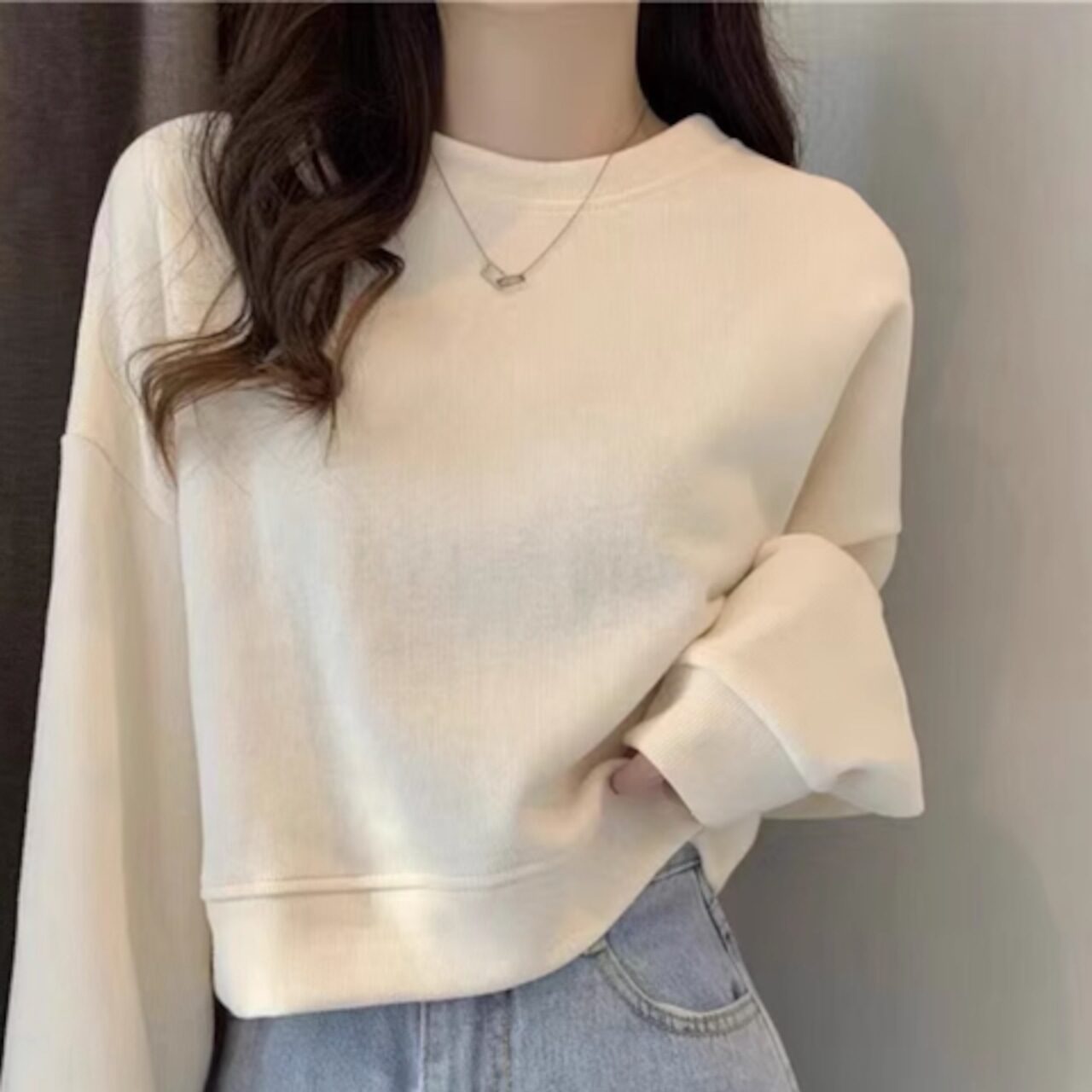 骨格ウェーブ カラープルオーバータグ付きパーカー