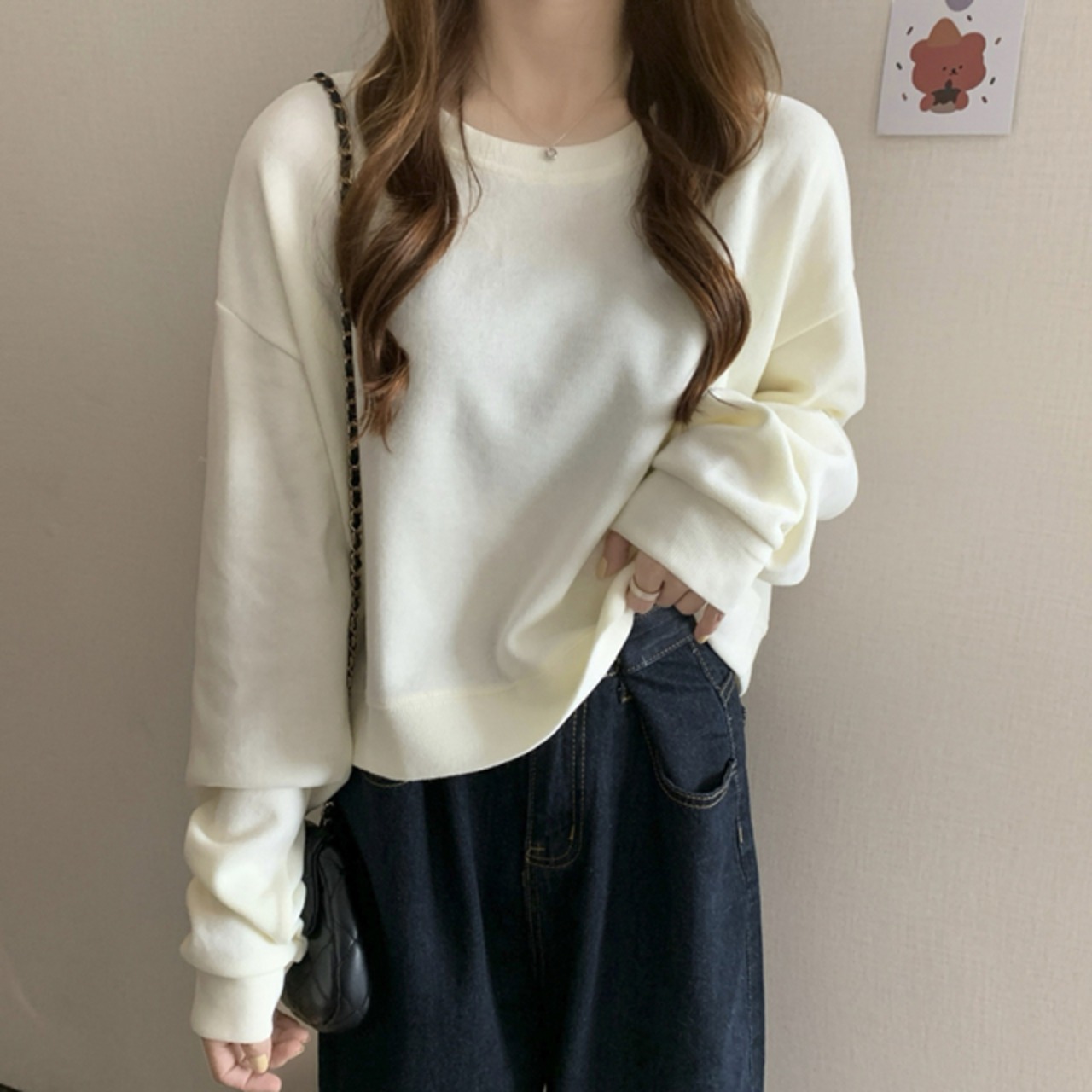 骨格ウェーブ カラープルオーバーパーカー