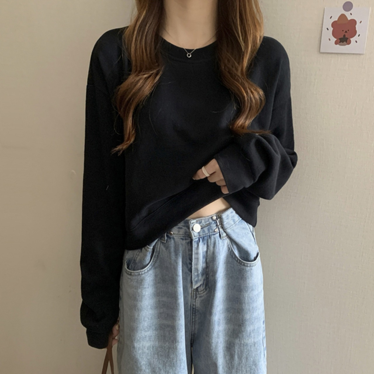 骨格ウェーブ カラープルオーバーパーカー