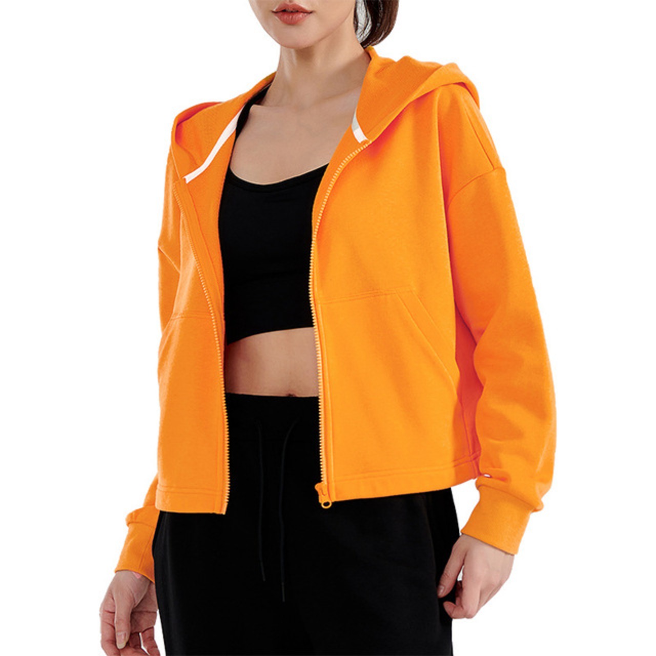 骨格ウェーブ ジップアップフーディ