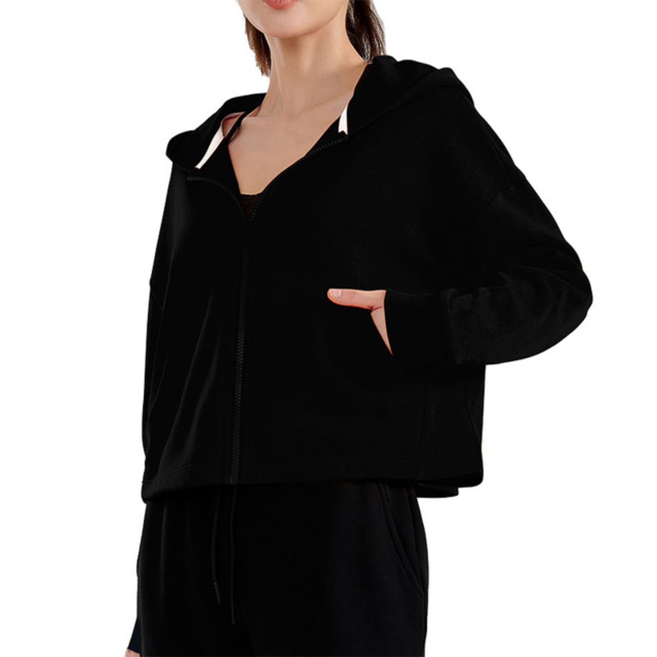 骨格ウェーブ ジップアップフーディ