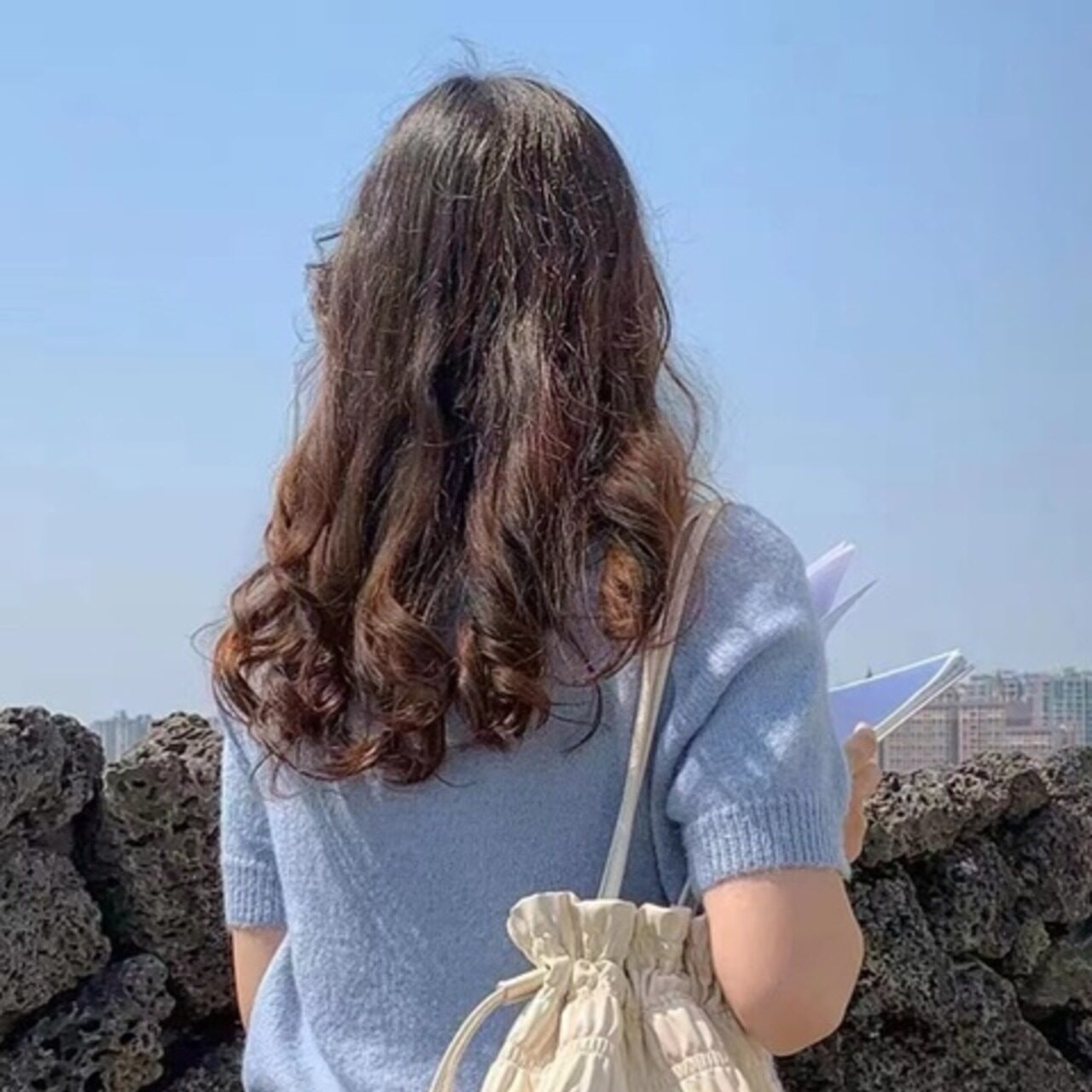 骨格ウェーブ シャーリングショルダーバッグ