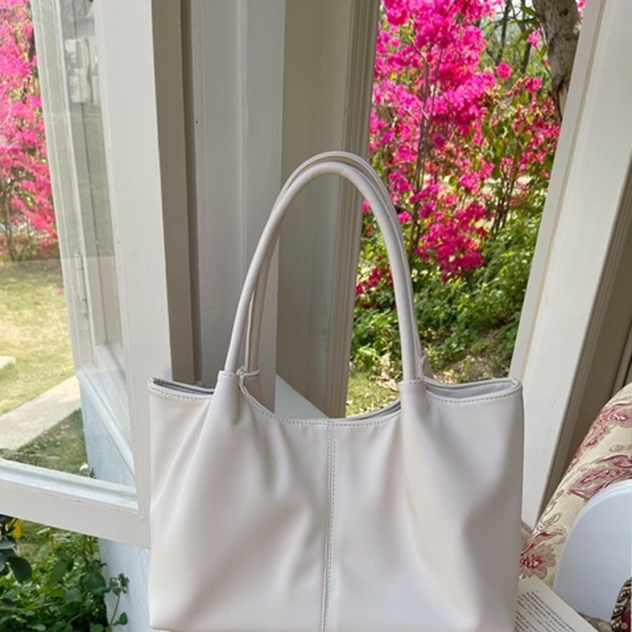 骨格ウェーブ デイリー通勤トートバッグ