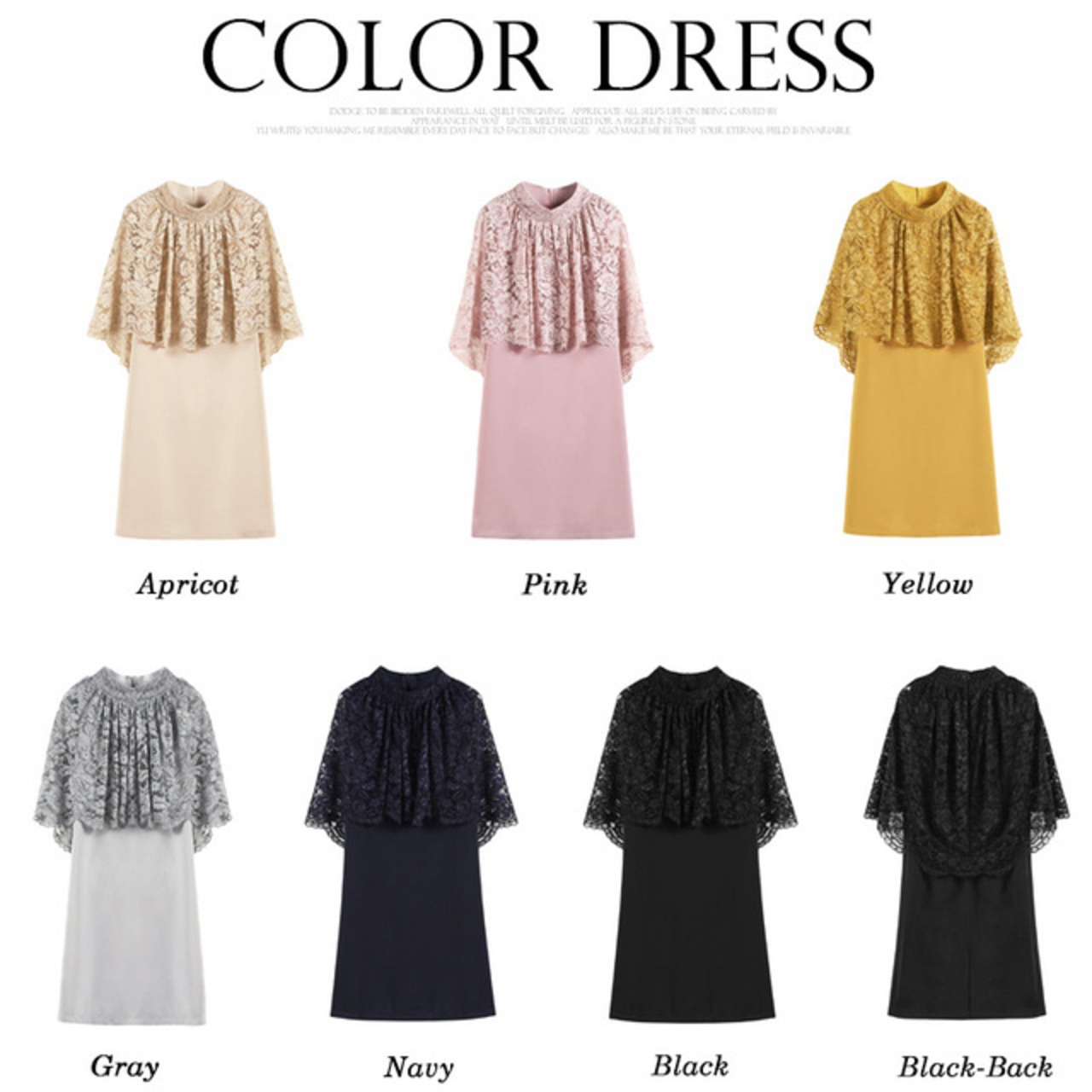 骨格ウェーブ レイヤードレースパーティードレス