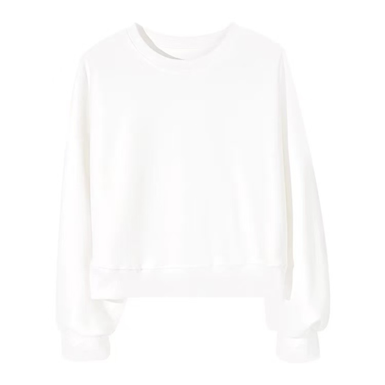 骨格ウェーブ クルーネックプルオーバー