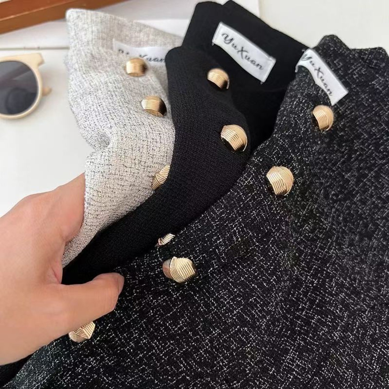 骨格ウェーブ コンパクトベスト