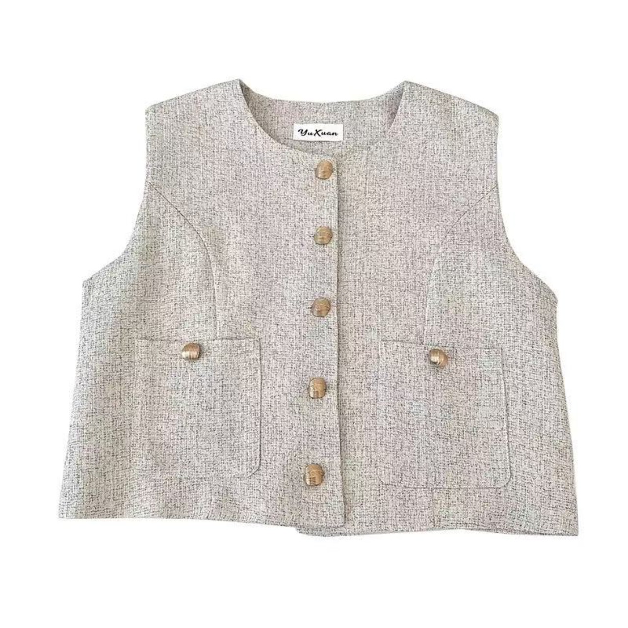 骨格ウェーブ コンパクトベスト