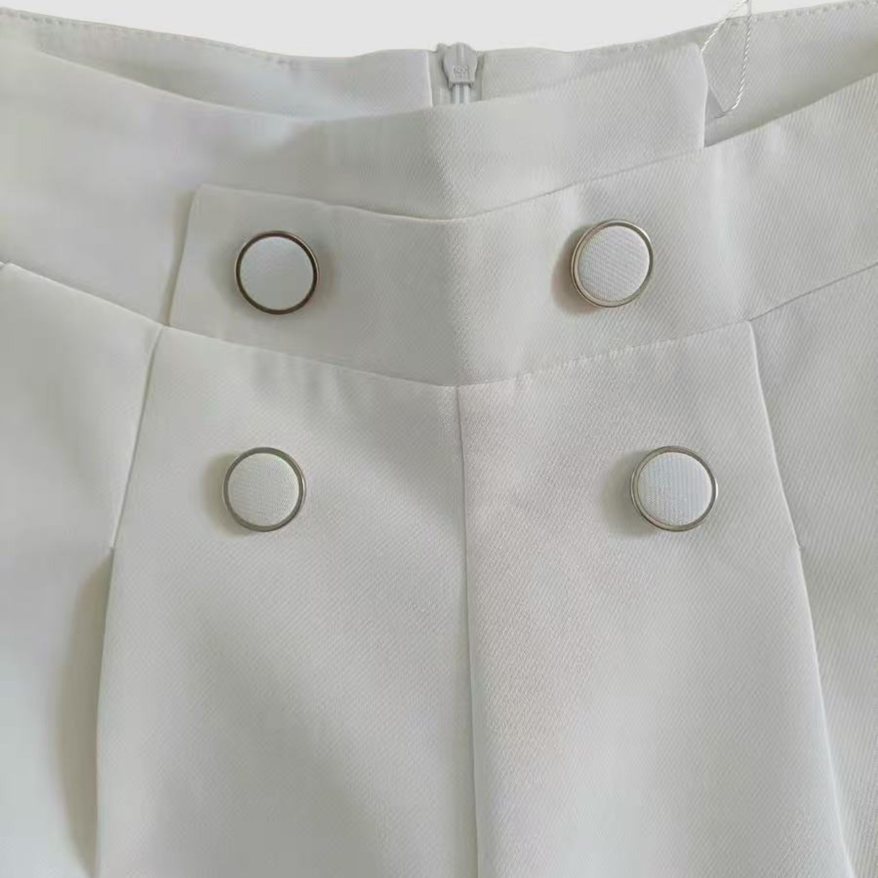 骨格ウェーブハイウエストマリンショートパンツ