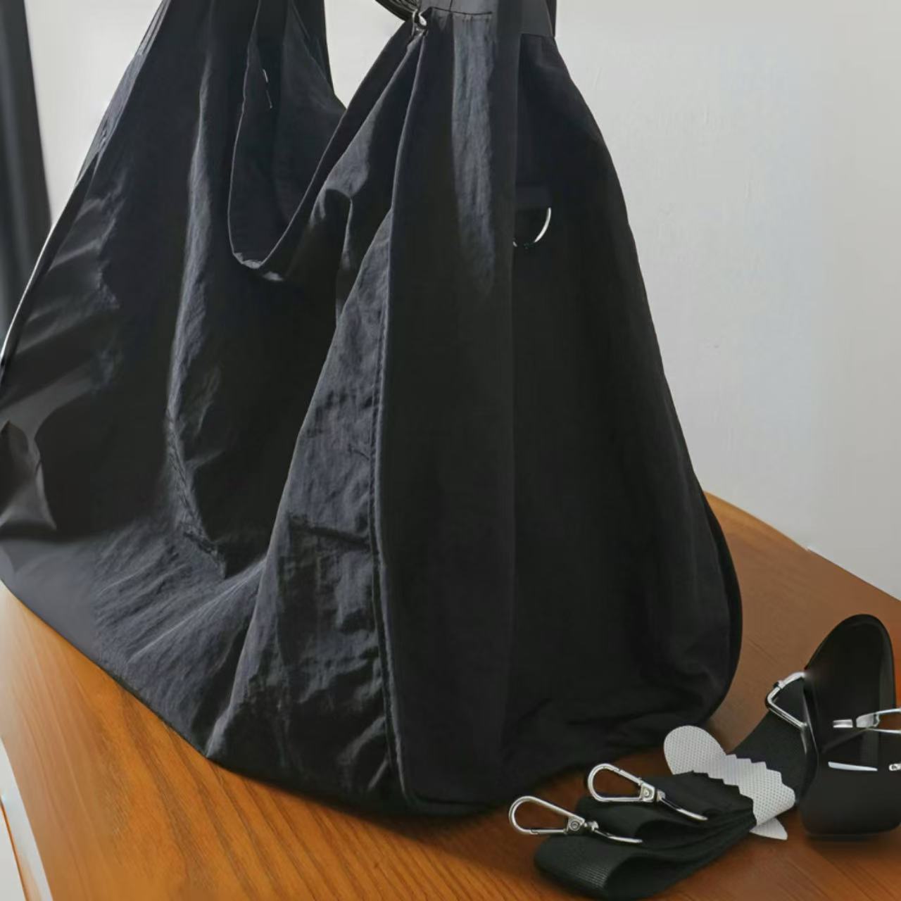 骨格ウェーブ 撥水速乾シンプルトートバッグ