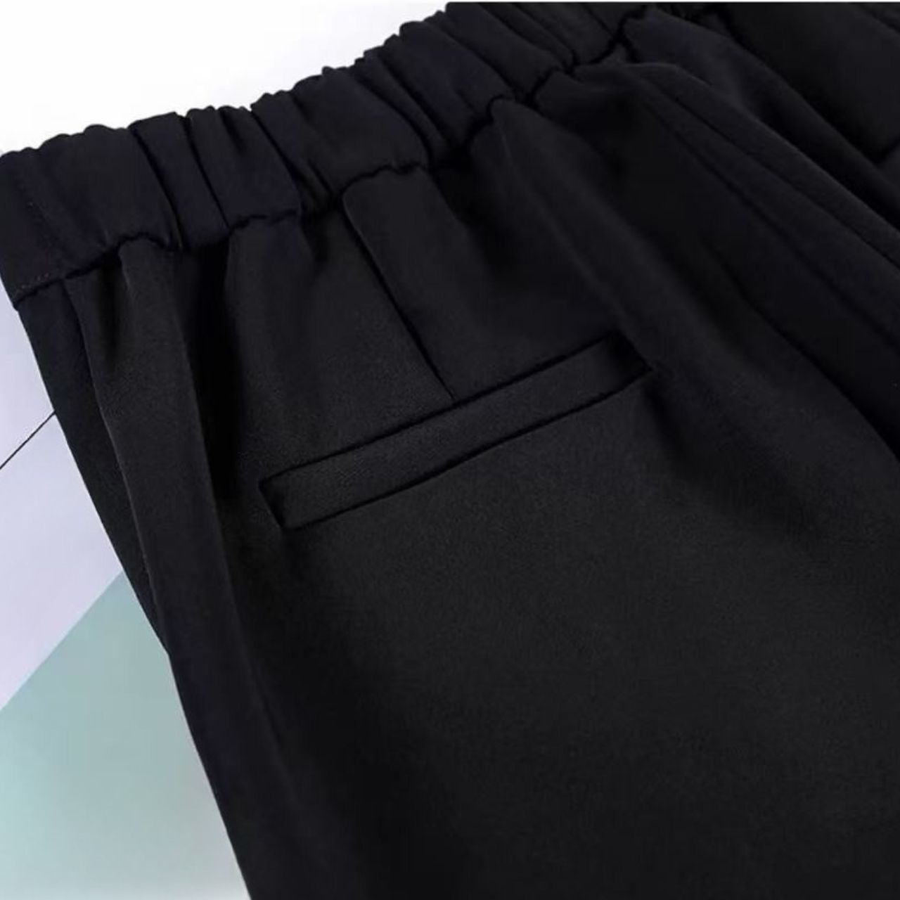 骨格ウェーブ ハイウエスト センタープレスパンツ