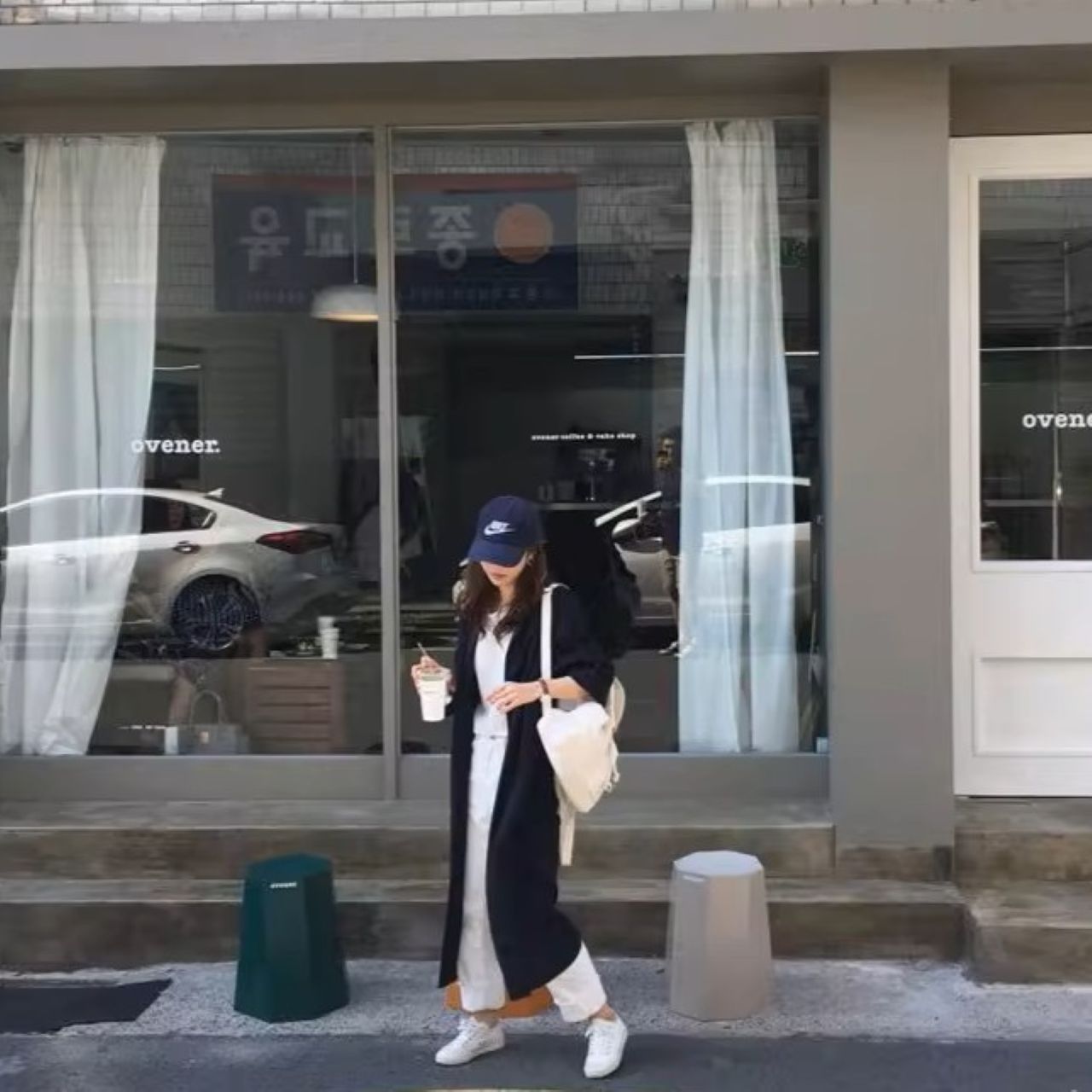 骨格ウェーブ 韓国風 シャツワンピース シンプル 無地 ウエストリボン
