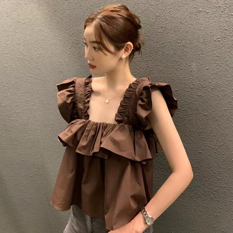 骨格ウェーブ デコルテ美人 ペプラム風フリルトップス