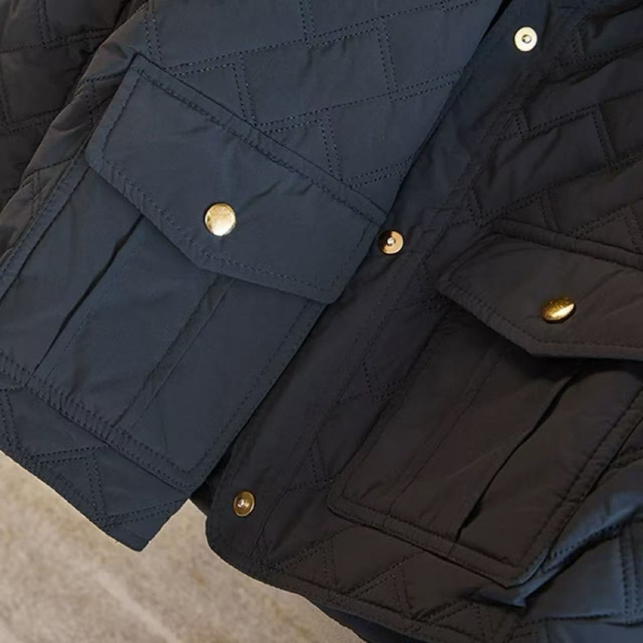 骨格ウェーブ トレンド カジュアル 中綿コート 