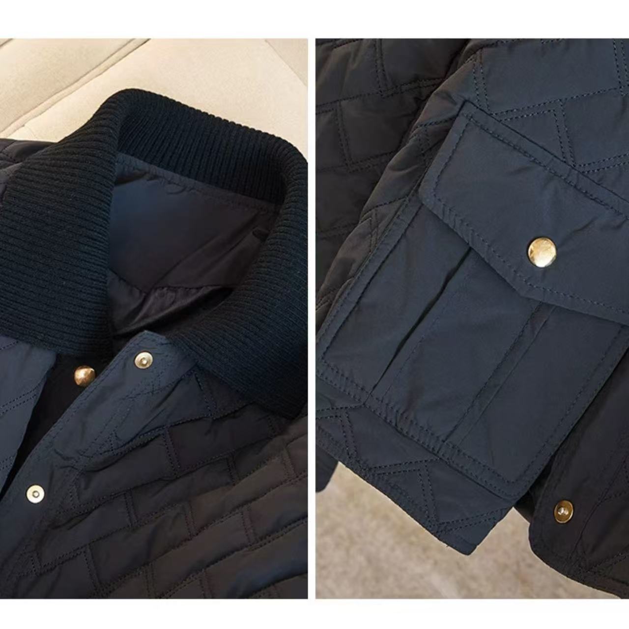 骨格ウェーブ トレンド カジュアル 中綿コート 