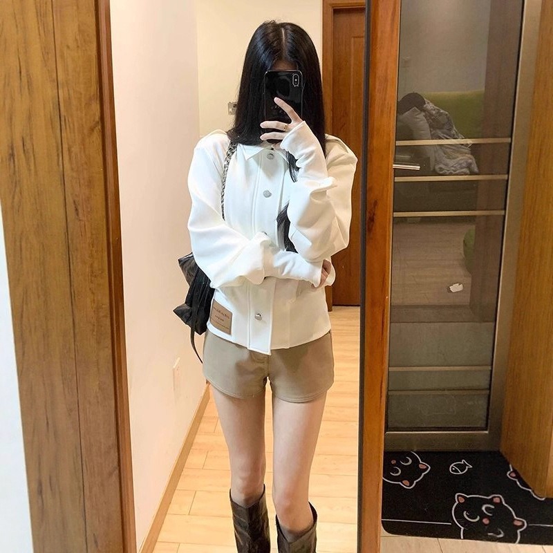 骨格ウェーブ すっきり美人 襟付きフォルムジャケット